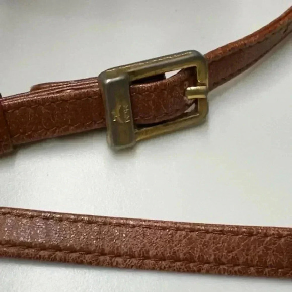 MCM Vicetos Logogram Shoulder Crossbody Barrel Mini Bag Brown/Black - Picture 5 of 10